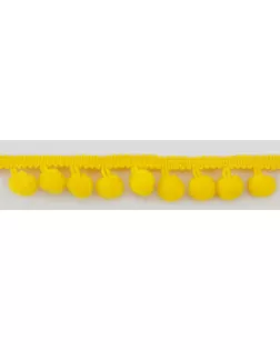 Тесьма с помпонами ш.1,8см 25м (желтый) арт. ГЕЛ-20955-1-ГЕЛ0062258