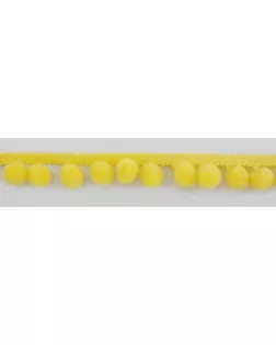 Тесьма с помпонами ш.1,8см (пастельно-желтый) арт. ГЕЛ-4225-1-ГЕЛ0062259
