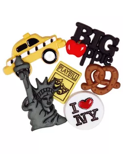 Набор декоративных элементов Favorite Findings "Нью-Йорк" арт. ГЕЛ-22997-1-ГЕЛ0063376