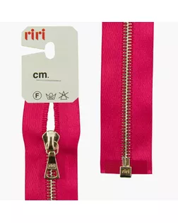 Молния металл, Ni, разъёмная 1 замок, на атласной тесьме, 4 мм, 60 см, цвет 9407, малиновый арт. ГЕЛ-11855-1-ГЕЛ0065955