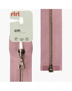 Молния металл, Ni, разъёмная 1 замок, на атласной тесьме, 4 мм, 60 см, цвет 9413, светло-сиреневый арт. ГЕЛ-16399-1-ГЕЛ0065956