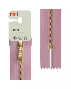 Купить Молнии Riri Молния металл, Gold, неразъёмная, на атласной тесьме, 4 мм, 18 см, цвет 9413, светло-сиреневый арт. ГЕЛ-10632-1-ГЕЛ0066026 оптом в Казахстане