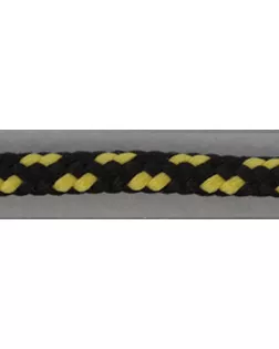 Шнуры PEGA плетеный д.0,45см (черный с желтым) 25м арт. ГЕЛ-23075-1-ГЕЛ0068970