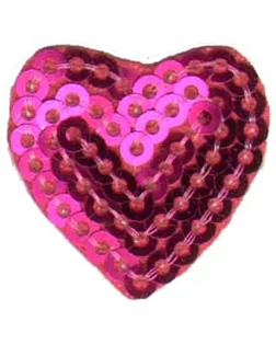 Термоаппликация HKM "Набор сердечек с паетками" арт. ГЕЛ-23883-1-ГЕЛ0072426