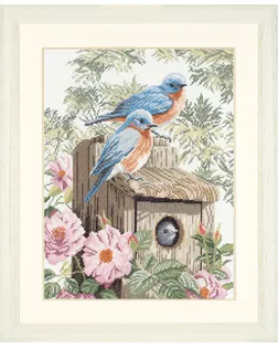 Набор для вышивания "Garden Bluebirds" арт. ГЕЛ-24183-1-ГЕЛ0074772