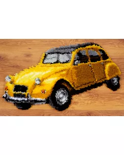 Набор для вышивания коврика "Старый желтый автомобиль" арт. ГЕЛ-8798-1-ГЕЛ0079587