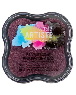 Подушка штемпельная пигментная, тёмно-розовый металлик арт. ГЕЛ-5421-1-ГЕЛ0081548