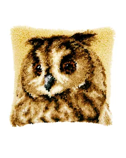 Набор для вышивания подушки "Коричневая сова" арт. ГЕЛ-1607-1-ГЕЛ0081559