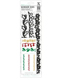 Набор ножей для вырубки "Рождественские бордюры" арт. ГЕЛ-20924-1-ГЕЛ0082707