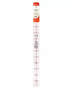 Линейка для пэчворка с градицей в дюймах, 14" x 1" арт. ГЕЛ-5529-1-ГЕЛ0082885