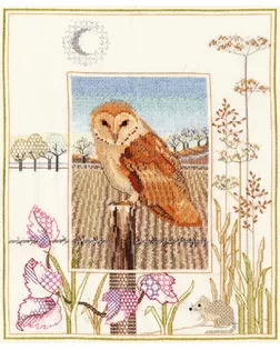 Набор для вышивания "Barn Owl" арт. ГЕЛ-14300-1-ГЕЛ0084534