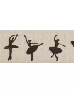 Лента хлопковая на картонной мини-катушке "Балерины" арт. ГЕЛ-15492-1-ГЕЛ0085463