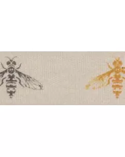 Лента хлопковая на картонной мини-катушке "Пчелы" арт. ГЕЛ-22903-1-ГЕЛ0085472