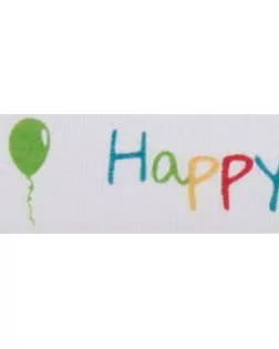 Лента атласная на картонной мини-катушке "Happy Birthday" арт. ГЕЛ-8163-1-ГЕЛ0085519