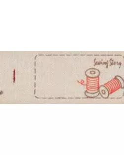 Лента хлопковая на картонной мини-катушке "Швейный дизайн" арт. ГЕЛ-9116-1-ГЕЛ0085537