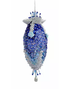 Набор для творчества - елочная игрушка "Синий кристалл" арт. ГЕЛ-19016-1-ГЕЛ0085569