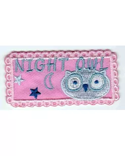 Термоаппликация HKM "Night Owl rosa" арт. ГЕЛ-23139-1-ГЕЛ0085840