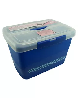 Контейнер с крышкой на защелке для хранения швейных принадлежностей арт. ГЕЛ-21045-1-ГЕЛ0090955
