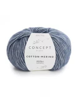 Пряжа Cotton-Merino, 70% хлопок, 30% мериносовая шерсть, 50 г, 105 м арт. ГЕЛ-26445-1-ГЕЛ0091820