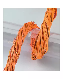 Рафия натуральная, 50 г, цвет оранжевый арт. ГЕЛ-15846-1-ГЕЛ0096170