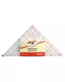 Линейка-треугольник с углом 90*, градация в дюймах, 7 1/2" x 7 7/8" арт. ГЕЛ-5981-1-ГЕЛ0096833