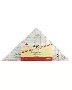 Линейка-треугольник для кроя блока «Летящие гуси» от 1" до 5" арт. ГЕЛ-10300-1-ГЕЛ0096836