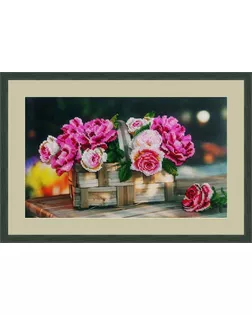 Набор для вышивания бисером «Розы в корзинке» арт. ГЕЛ-645-1-ГЕЛ0106030