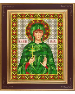 Набор для вышивания бисером Икона "Святая великомученица Злата" арт. ГЕЛ-1090-1-ГЕЛ0136722