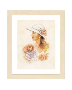 Набор для вышивания "Lady with hat" арт. ГЕЛ-1491-1-ГЕЛ0106099