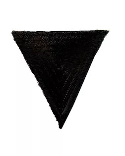 Термоаппликация "Треугольник", цвет черный арт. ГЕЛ-1840-1-ГЕЛ0113558