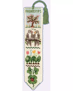 Набор для вышивания закладки: "MARQUE PAGE PRINTEMPS" (Весна) арт. ГЕЛ-3941-1-ГЕЛ0163888