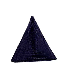 Термоаппликация "Треугольник", цвет темно-синий арт. ГЕЛ-5893-1-ГЕЛ0113557