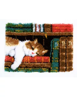 Набор для вышивания коврика "Кот на книжной полке" арт. ГЕЛ-6169-1-ГЕЛ0117044