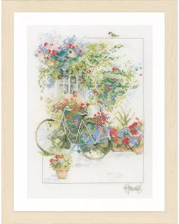 Набор для вышивания "Flowers & bicycle" арт. ГЕЛ-9432-1-ГЕЛ0117078