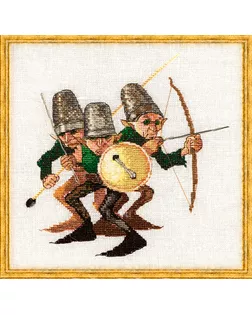 Набор для вышивания "Guerre des Boutons" (Война пуговиц) арт. ГЕЛ-9620-1-ГЕЛ0114628