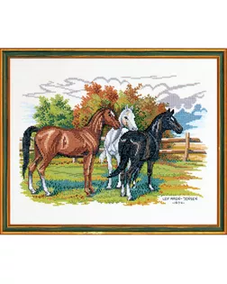 Набор для вышивания "Три лошади" арт. ГЕЛ-9896-1-ГЕЛ0125913
