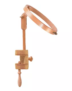 Пяльцы круглые с замком и креплением для стола д.18,5см арт. ГЕЛ-10766-1-ГЕЛ0014541