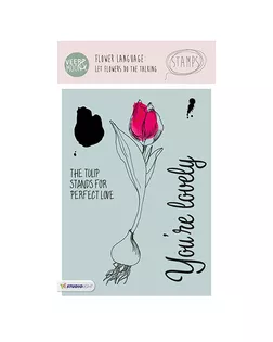 Набор прозрачных штампов Stamp Clear VEER & MOON "Язык цветов: Тюльпан" арт. ГЕЛ-10899-1-ГЕЛ0128511