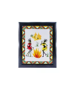 Вышитая картина "Танец Африки" арт. ГЕЛ-11246-1-ГЕЛ0121585