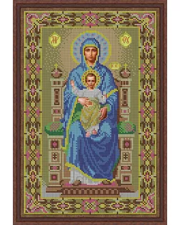 Набор для вышивания бисером Икона "Богородица на престоле" арт. ГЕЛ-11288-1-ГЕЛ0111853
