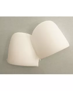 Плечевые накладки полумесяц (S) HKM (белый) 1 пара арт. ГЕЛ-11753-1-ГЕЛ0113490