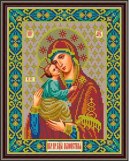 Набор для вышивания бисером Икона Божией Матери «Акафистная» арт. ГЕЛ-12104-1-ГЕЛ0124356