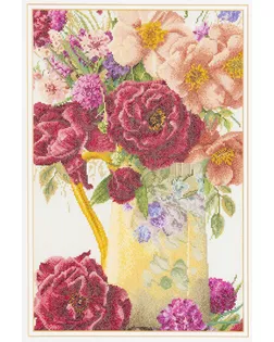 Набор для вышивания "Букет роз", канва лен 36 ct арт. ГЕЛ-12919-1-ГЕЛ0106861