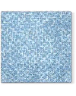 Салфетки трехслойные для декупажа, коллекция "Lunch" PAW Decor Collection "Синее полотно" арт. ГЕЛ-13190-1-ГЕЛ0137156