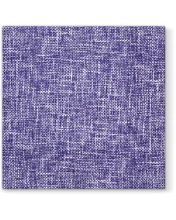 Салфетки трехслойные для декупажа, коллекция "Lunch" PAW Decor Collection "Фиолетовый лен" арт. ГЕЛ-13411-1-ГЕЛ0137099