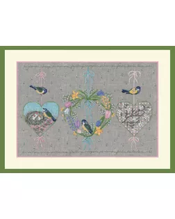 Набор для вышивания:"COEURS DE PRINTEMPS" (Весенние сердца) арт. ГЕЛ-14881-1-ГЕЛ0163870