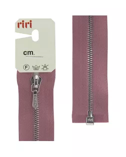 Молния металл, Ni, слайдер Tropf, 4 мм, разъёмная однозамковая, 100 см, цвет 2420, холодный розовый арт. ГЕЛ-15143-1-ГЕЛ0137495