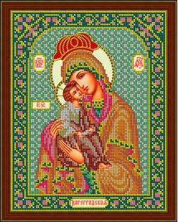 Набор для вышивания бисером Икона Божией Матери «Цареградская» арт. ГЕЛ-15882-1-ГЕЛ0124358