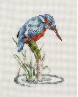 Набор для вышивания "Зимородок", канва лён 28 ct арт. ГЕЛ-15955-1-ГЕЛ0166448