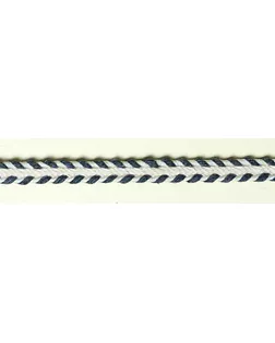 Тесьма декоративная "плетенка", 8 мм, цвет серый 25м арт. ГЕЛ-16239-1-ГЕЛ0114127